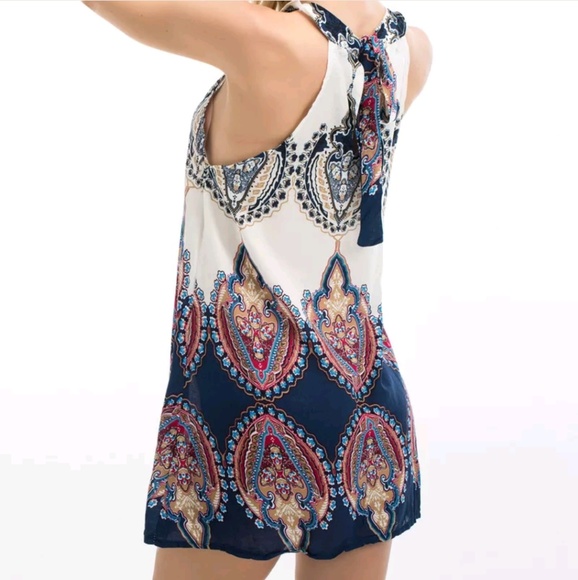 Cosmic 🐢 Dresses & Skirts - 👗🌸New BOHO Chic Navy halter tie dress